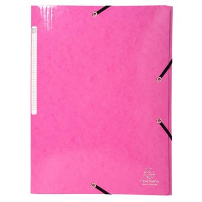 Gumis, mappa, karton, A4, EXACOMPTA "Iderama", pink